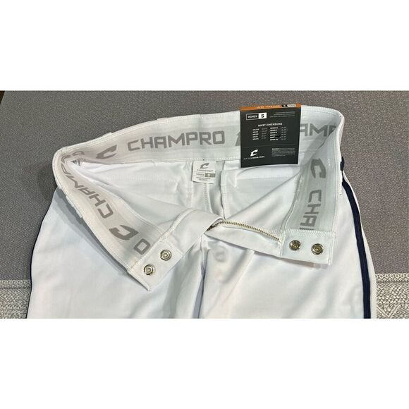 CHAMPRO Women's Tournament Traditional Low-Rise Softball Pants with Braid - Picture 5 of 8